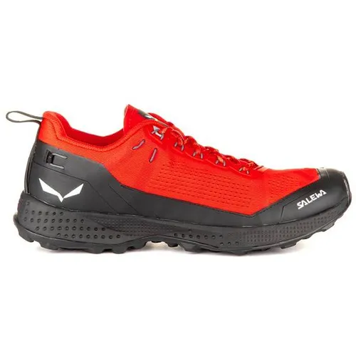 Salewa Pedroc Air W flame/black - Leichter Speed Hiking-Schuh für Damen - Wanderschuhe, ideal für Speed Hiking und Trekking mit atmungsaktivem Mesh, individueller Anpassung durch MFF+ Einlegesohlen und griffiger Pomoca Außensohle.