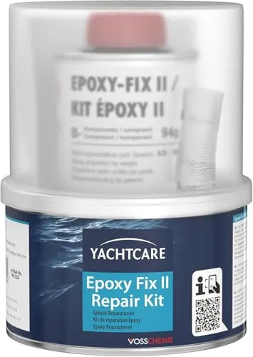 Yachtcare Epoxy Fix II Repair Kit 250gr - Reparatur & Wartung, ideal für GFK-Reparaturen mit hochwertigem Epoxidharz für dauerhafte Ergebnisse