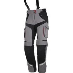 Modeka Panamericana Damen Motorrad Textilhose, schwarz-grau, Größe 40 - Motorradhosen mit 3in1 Touring-Fit, ideal für All-Season-Bedingungen von 5-30°C, perfekt für on- und off-road Abenteuer.