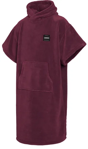 MYSTIC Surf Poncho TEDDY 2026 oxblood red - Kompakter Surf Poncho aus 100% Polyester, ideal für Strand und Freizeit. Perfekt zum schnellen Umziehen nach dem Surfen.