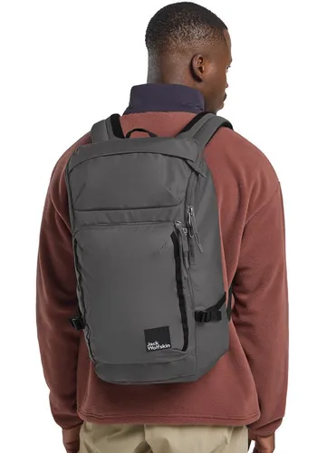 Jack Wolfskin Rucksack Lyall slate - Daypack mit gepolstertem Laptopfach, ideal für Pendler und Reisende. Das SNUGGLE UP Tragesystem sorgt für Komfort bei Wanderungen und langen Spaziergängen.