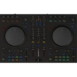 Native Instruments Traktor MX2 DJ Controller - Professioneller DJ Controller für bis zu vier Decks, ideal für dynamisches Mixing. Mit intelligenter Beatmatching-Technologie und über 40 Studioeffekten für kreative Sets.