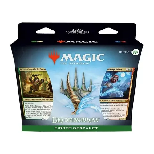 Magic the Gathering - Bloomburrow Starter Kit - Einsteiger Set für TCG-Fans - TCG OVP Displays, ideal für Einsteiger mit Booster-Inhalten und spannenden Charakteren aus der Standard-Edition.