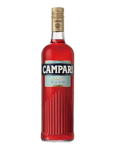 Campari Bitter Likör 25% Vol. 1l - Likör & Kräuterschnaps, der klassische Bitterlikör für Cocktails und Aperitifs mit einzigartigem Geschmack und intensiven Aromen.
