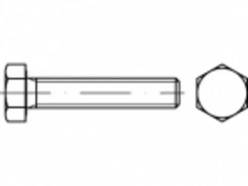 TOOLCRAFT TO-9983502 Sechskantschraube M30 110mm Außensechskant Stahl galvanisch verzinkt 10St.