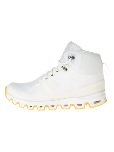 ON RUNNING Boots "Cloudrock Edge" - Herrenstiefel in Weiß, Größe 42,5 - Wanderschuhe für Herren mit wasserabweisendem Obermaterial, ideal für Outdoor-Abenteuer. Rutschhemmende Laufsohle und verstärkte Kappen sorgen für sicheren Halt und Komfort.