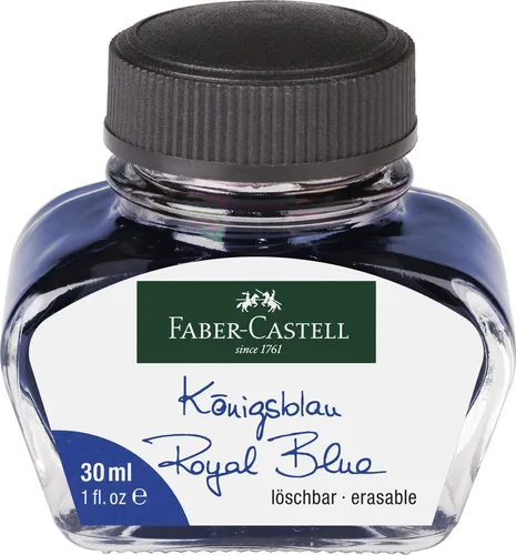 FABER-CASTELL Tintenfass königsblau 149839 - Hochwertiges Tintenfass in königsblau für präzises Basteln und Zeichnen. Ideal für kreative Projekte und sorgt für lebendige Farben.