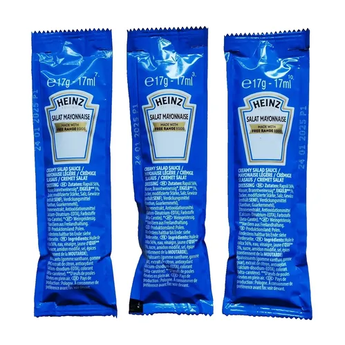 Heinz Salat Mayonnaise Portionsbeutel 20 x 17 g - Praktische Portionsbeutel für Salate, ideal für Buffets und Picknicks, cremiger Geschmack von Heinz.