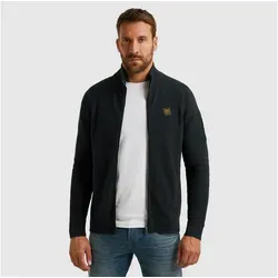 PME LEGEND Cardigan mit Eingrifftaschen in Grau XL (54) - Stylischer Cardigan aus 100% Baumwolle, ideal für entspannte Looks. Mit praktischen seitlichen Eingrifftaschen und hohem Stehkragen für zusätzlichen Komfort.