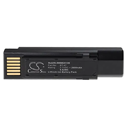 vhbw Akku Ersatz für Datalogic TW18050652, 128004721, BT-47, RBP-GM45 für Barcodescanner POS (2600 mAh, 3,7 V, Li-Ion)