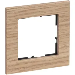 Legrand 766141 SEANO Natura 1-fach Rahmen - Design SEANO Natura - Rahmen aus echtem Eichenholz, vereint Natürlichkeit mit modernem Stil für ein warmes Ambiente.