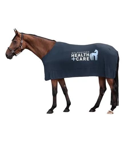 Waldhausen Health + Care Ice-Layer Decke, Nachtblau, 115 cm - Reit- & Pferdebedarf, ideal zur Kühlung an heißen Sommertagen mit Wassersparfunktion und praktischer Anwendung für eine angenehme Temperatursenkung.