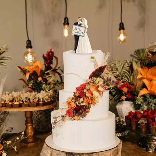 Figurka na tort wielokolorowy PartyDeco 5904555028777