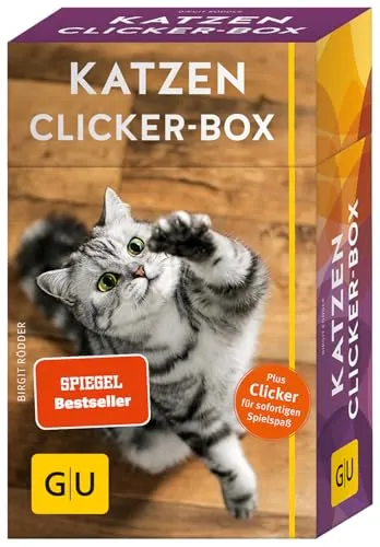 Katzen-Clicker-Box: Effektives Clickertraining für Katzen - Entdecken Sie die Katzen-Clicker-Box für effektives Training und Erziehung mit positiver Verstärkung. Ideal für Katzenliebhaber, die ihren Vierbeiner spielerisch fördern möchten! Enthält Clicker und hilfreiche Tipps. Kategorie: Bücher