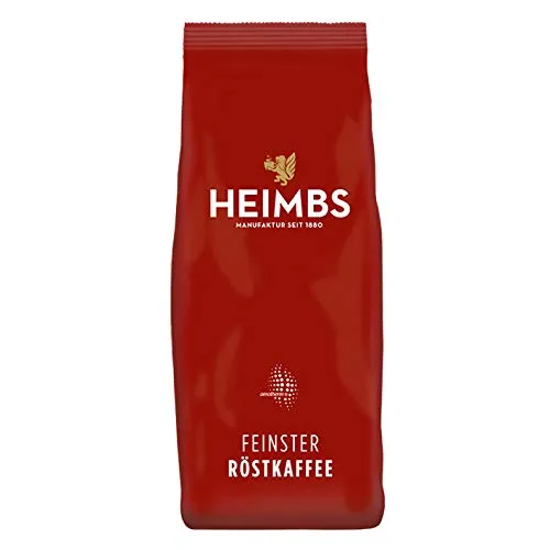 HEIMBS Gastronomie Mischung Feinster Röstkaffee 500g - Genießen Sie die ausgewogene Gastronomie-Mischung mit vollmundiger Fülle. Ideal für Kaffeeliebhaber, die ein lebhaftes Aromenspiel schätzen. Perfekt für den täglichen Genuss.