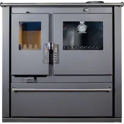 Verso CS Plus Küchenofen - 7,7 kW Holzherd in elegantem Schwarz, effizient und umweltfreundlich mit Kochfläche und hohem Wirkungsgrad