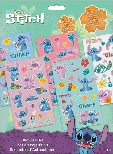 Naklejeki Stitch 92szt. ST00077 Kids Euroswan 8435507889841