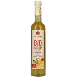 Höllinger Bio Ingwersirup, 500 ml - Bio Ingwersirup für erfrischende Getränke, ideal zum Mischen oder pur genießen – 100% natürliche Zutaten.