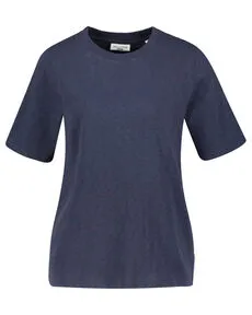 Marc O'Polo Denim Damen T-Shirt aus Bio-Baumwolle - T-Shirts für Damen, aus nachhaltiger Bio-Baumwolle für hohen Tragekomfort und flexibles Styling mit weitem Rundhalsausschnitt.