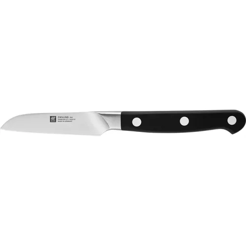 Zwilling Gemüsemesser Pro 38400-091 - Küchenmesser mit 9 cm eisgehärteter Edelstahlklinge, ideal zum präzisen Schneiden und Schälen von Gemüse und Obst. Ergonomischer, rutschfester Kunststoffgriff für besten Komfort.