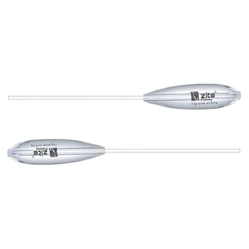 Zite Fishing Sbirolino Posen 2er-Set | 10g Spirolinos Forellen-Angeln Langsam Sinkend | Schwimmer für Forellenköder wie Forellenteig und Trout Spoons