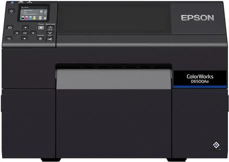 COLORWORKS CW-D6500AE LABEL INK - Farb-Etikettendrucker für professionelle Anwendungen, max. Druckgeschwindigkeit von 119 mm/Sek und vielseitige Medienbreite bis 216 mm.