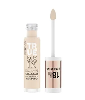 Catrice True Skin High Cover Concealer, Nr. 002, Nude - Langanhaltender Concealer für ein mattes, natürliches Finish. Ideal für normale bis trockene Hauttypen. Vegan und wasserfest – für ein perfektes Make-up ohne Masken-Effekt.