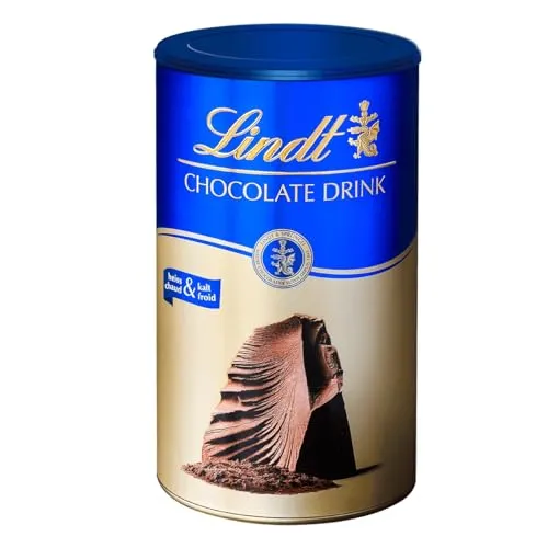 Lindt Chocolate Drink | Kakaopulver | 300g Vorratsdose | Schokoladendrink aus feinster Lindt Vollmilch-Schokolade | Schokoladengetränk | Trinkschokolade