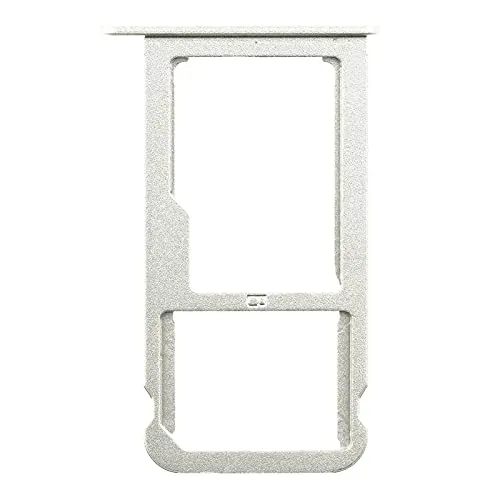 NG-Mobile Simkarten SIM Karten Try Halter Schlitten Einschub für Huawei P9 Lite weiß Silber