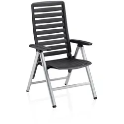 KETTLER Gartensessel Wave Klappsessel - Gartenstühle aus Aluminium, leicht und wetterfest, mit einer maximalen Belastbarkeit von 120 kg – ideal für entspannte Stunden im Garten.