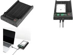 LogiLink USB 3.2 Gen 2 Quickport, 2-Port - USB Hub für SATA HDD/SSD und M.2 NVMe SSD, ermöglicht blitzschnelle Datenübertragungen und einfache Erweiterung Ihres Speicherplatzes.