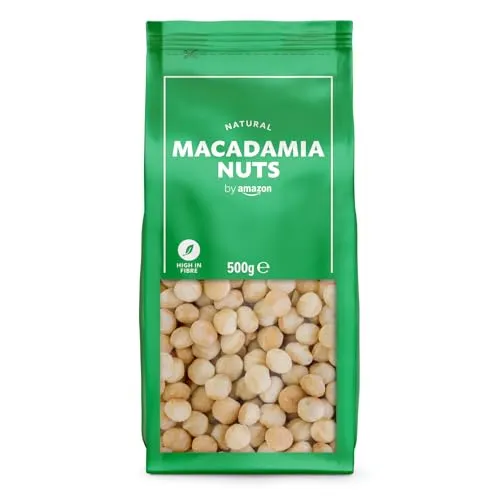 by Amazon Macadamianüsse, Ungesalzene, 500g (1er-Pack)