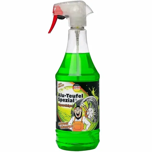 Alu-Teufel Spezial grün 1000 ml - 5 Flaschen kaufen, 1 gratis! - Autopflege & Motorradpflege: Effektiver Felgenreiniger für die Außenreinigung, jetzt mit attraktiver Aktion!