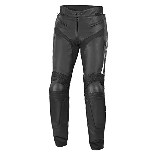 Büse Dervio Damen Lederhose Gr. 46 - Motorradhose für Damen in Größe 46, atmungsaktiv und winddicht mit herausnehmbaren Protektoren - ideal für sicheres Fahren im Sommer.