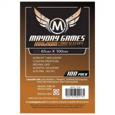 Mayday Games Magnum Copper Sleeves 7 Wonders (100 Stück) 65x100mm - 7102 - Kartenhüllen 293216