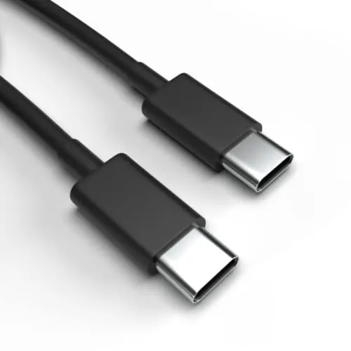 USB-C Ladekabel für Samsung Galaxy A3 2017 Schwarz 2 x 1 m Handy Schnellladekabel Datenkabel