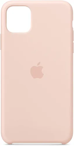 Apple iPhone 11 Pro Max Silikon Case sandrosa (MWYY2ZM/A) Handyhülle 6.5"