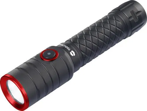 TOOLCRAFT Taschenlampe mit Stroboskopmodus - Stirn- & Taschenlampen, 1000 lm Helligkeit für optimale Sicht, leicht und kompakt mit nur 155 g