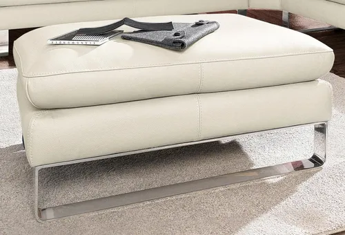 CALIA ITALIA Hocker Dave hochwertig und bequem, B/T 95/68cm, mit Kufenfuß