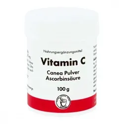 Vitamin C Canea Pulver 100 g - Arzneimittel für ein starkes Immunsystem, hochdosiertes Vitamin C zur Unterstützung der Abwehrkräfte und für mehr Vitalität.