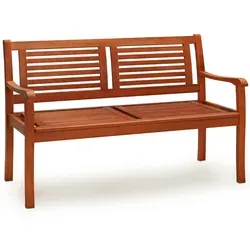 Casaria Gartenbank aus wetterfestem Eukalyptus Holz - Sitzbänke aus FSC®-zertifiziertem Holz, robust und mit 320kg Belastbarkeit – ideal für Garten und Terrasse.