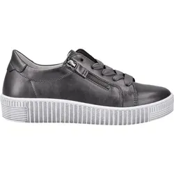 Gabor Damen Low-Top Sneaker – Elegante Halbschuhe mit Best Fitting - Stylische Low-Top Sneaker aus hochwertigem Lackleder. Ideal für Freizeit und Sport, mit bequemer Einlegesohle und praktischem Reißverschluss. Perfekt für modische Auftritte!