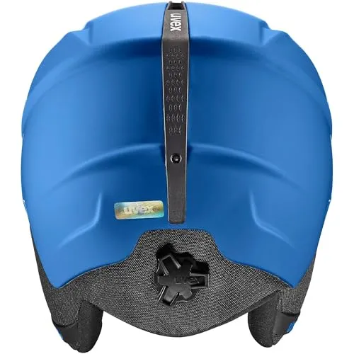 Uvex viti blue matt - 54 - 58 cm - Ski-/Snowboard Helm für Kinder, mit leichter Inmould-Konstruktion für optimalen Schutz und höchsten Tragekomfort – ideal für kleine Pistenflitzer, die Sicherheit und Style schätzen.