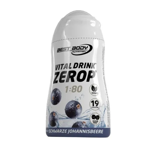 Best Body Nutrition Vital Drink Zerop - 48 ml Squeeze Flasche Flüssigkeit, Getränk