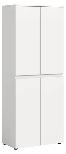 Garderobenschrank Scarpa Weiß - Moderner Garderobenschrank Scarpa in Weiß, ideal für die stilvolle Aufbewahrung von Schuhen und Accessoires, mit praktischen Fächern für eine optimale Organisation.