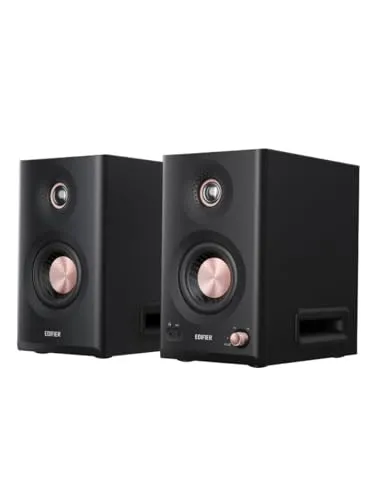 Edifier MR5 Aktive Studio-Lautsprecher - Studio-Monitore mit Hi-Res 3-Wege-Technologie und 110 Watt Leistung, bieten unverfälschte Klangwiedergabe und umfassende Konnektivität für professionelle Anwendungen.
