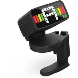 D'Addario PW-CT-12RC Micro Rechargeable Tuner - Stimmgerät für Gitarre, Bass, Ukulele und mehr, mit 20 Stunden Akkulaufzeit und vier wählbaren Blickwinkeln für optimale Sichtbarkeit.