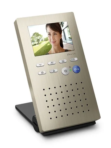 TCS CARUS CAI2010-0152 ORIGO Video-Innenstation - Haus-Alarmanlagen: Elegante Videoinnenstation mit integriertem Display, hergestellt aus hochwertigem Aluminium für erstklassige Videokommunikation und Komfort.