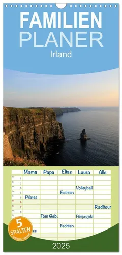 Www. Cknof. de Knof | Familienplaner 2025 - Irland mit 5 Spalten...