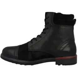 NOBRAND® IRON 4 Herren Schnürboots Stiefeletten, Stiefel, Winterstiefel, Winterboots, Schneestiefel schwarz 43 EU